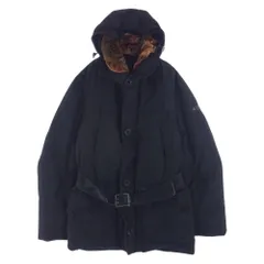 PEUTEREY ピューテリー ダウンジャケット 47283018 国内正規品 HURRICANE ハリケーン 襟ラビットファー ダウンジャケット ブラック系 S【中古】のサムネイル