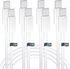 USB C ケーブル タイプc 1M/2M 各２本 PD対応 60W超急速充電 