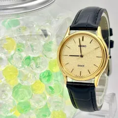 【美品 稼働】セイコー 腕時計 ドルチェ ゴールド 電池新品 ベルト新品 メンズ 2025年最新】セイコー ドルチェ ベルトの人気アイテム - メルカリ