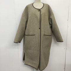 美品》マオメイドmao made ロングボアコート アイボリー - メルカリ