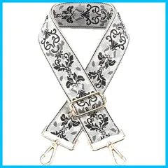 単品 付け替え ワイド 交換用 太め 肩紐 幅広 柄 肩掛け ベルト 刺繍 ショ