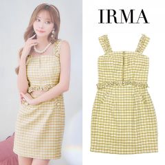 ERUKEI エルケイ フラワーレース ショルダーフリル タイトミニドレス XS-Lサイズあり【ERUKEI エルケイ】 シンプル/ フラワーレース