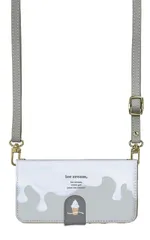 iPhone14plus ケース 手帳型 アイフォン14 プラス スマホケース スマホショルダー レザー ストラップ ソフトクリーム アイスクリーム かわいい 調節可能 130cm  カラー06