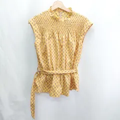 ◇ ⊂◎ Simplicite シンプリシテェ 花柄 ノースリーブ チュニック サイズ表記なし イエロー系 レディース E  【1502030035858】のサムネイル