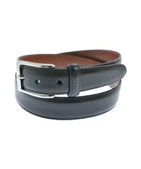 国内正規□ ALDEN オールデン カーフレザー ベルト 黒×金×茶 - ベルト