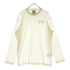 Y-3 (ワイスリー) LOGO L/S TEE ロゴ ロングスリーブ Tシャツ 長袖カットソー FN3362 16C001 ホワイト