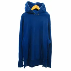 エイトン ATON NATURAL DYE URAKE HOODIE パーカー トレーナー フーディー KK.AG.KM.1950 ブルー 06 約L相当のサムネイル