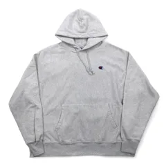 Champion ビッグサイズ リバースウィーブ REVERSE WEAVE プルオーバーパーカー 3XL グレー 青単タグ 復刻 ホンジュラス製