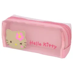 ハローキティ ペンケース メッシュBOXポーチ 日焼けシリーズ ピンク サンリオ ケイカンパニー 筆箱 新学期準備文具 小物入れ キャラクター グッズ 