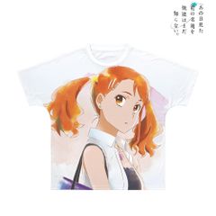 あの日見た花の名前を僕達はまだ知らない。安城鳴子 Ani-Art aqua label フルグラフィックTシャツ ユニセックス アルマビアンカ Anohana：The Flower We Saw That Day Naruko Anjo armabianca
