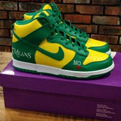 Supreme × Nike SB Dunk High ダンク ブラジル