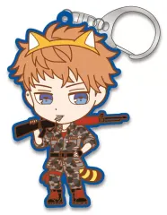 【中古】キーホルダー・マスコット(キャラクター) 毒島メイソン理鶯 ラバーキーホルダー 「ヒプノシスマイク-Division Rap Battle-×あらいぐまラスカル」