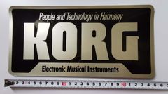 Korg ステッカー ビンテージ