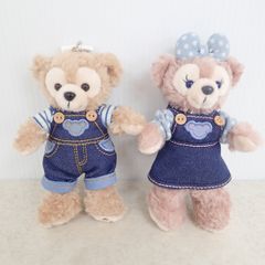 ダッフィー/シェリーメイ ぬいぐるみバッジ デニム 2016 まとめてセット ディズニー DISNEY