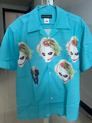 美品 カウラム マガジンポケット ブロード シャツ サックスブルー XXL