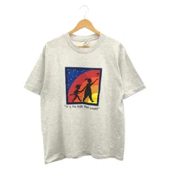 【中古】オールド Hanesタグ　虹子どもプリント L グレー[91]のサムネイル