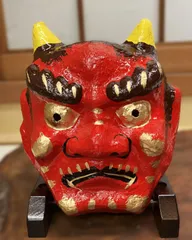 張り子　お面　面飾り　海外アート　キュビスム　ヴィンテージ 張り子お面面飾り海外アートキュビスムヴィンテージ