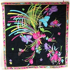 【美品✨】レオナール　スカーフ　花柄　トリム 1240001100672_1.jpg