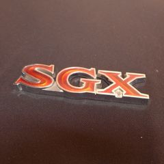 日産　NISSAN ローレル SGX エンブレム mf002 ▲