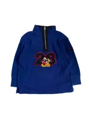 【Size120】vintage ミッキー プルート ハーフジップアップスウェット ディズニーストア US古着 アメリカ 輸入 ヴィンテージ ディズニーのサムネイル
