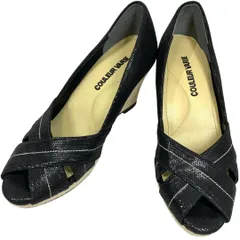 【極美品】クロールバリエ (23) パンプス ウェッジソール オープントゥ