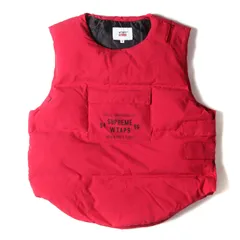 美品 Supreme シュプリーム ダウンベスト サイズ:M 21AW WTAPS ダブルタップス タクティカル ダウン ベスト Tactical Down Vest レッド 赤 アウター ジャケット ブルゾン コラボのサムネイル