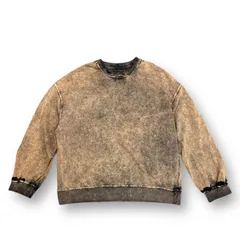 定価11000円 MAISON SPECIAL Chemical Over-Dye Heavy-Weight Sweat ケミカルオーバーダイヘビーウェイトスウェット トレーナー メゾンスペシャル 11232411321 ブラウン 1 80847A5のサムネイル