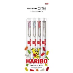 三菱鉛筆 HARIBO×uni勉強アイテム uni × HARIBO (ユニボールワン4色セット) [ユニボールワン4色セット]