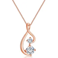 【新着商品】S.White ネックレス レディース 最高級ジルコニア ペンダント 「永遠の桜」 シルバー925 ネックレス 金属アレルギー対応 ネックレス 人気 女性 アクセサリー 母の日