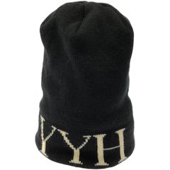 Yohji Yamamoto POUR HOMME ヨウジヤマモト プールオム 10AW YYH ニットキャップ HC-H08-158 ブラック -