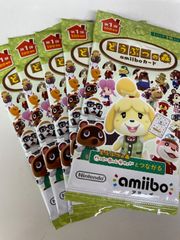 【未開封パック】あつまれどうぶつの森　amiiboカード　第1弾　5パックセット