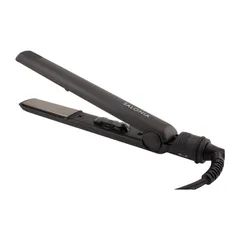 SALONIA サロニア ストレートヘアアイロン 24mm ブラック SL-004S  マイナスイオン 専用耐熱ポーチ付き[宅急便]
