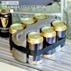 【 THE ICE ERA COLD ICE BRICK / POST GENERAL 】ザ アイスエラ コールドアイスブリック 保冷剤 クーラーボックス BOX おしゃれ オリーブ ホワイト サンドベージュ キャンプ アウトドア 350ml缶