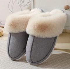 738 ルームシューズ　24.5cm 25.5cm スリッパ　ファースリッパ ムートン　あったか ムートン　ふわふわ　冬　寒さ対策　冷え対策　冷え性　家　ルームシューズ