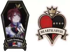 【中古】シール・ステッカー 1.ハーツラビュル寮 トラベルステッカーセット(2枚組) 「ディズニー ツイステッドワンダーランド」