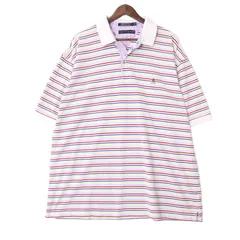 トミーヒルフィガー 鹿の子半袖ポロシャツ ワンポイントロゴ刺繍 メンズUS-2XLサイズ sc-0003n