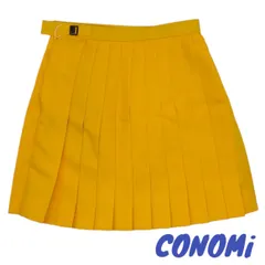 【新品・未使用】【送料無料】conomi　レディース　イエロー　無地　スカート　ｗ63　ｗ66のサムネイル