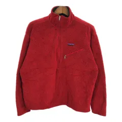 00年代 USA製 patagonia パタゴニア レギュレーター R2 フリースジャケット アウトドア レッド (メンズ L) 中古 古着 R8475
