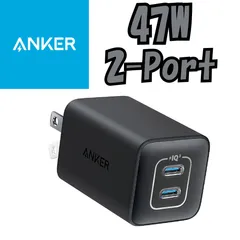 Anker 充電器 Anker 523 Charger(Nano 3, 47W) ブラック A2039N11