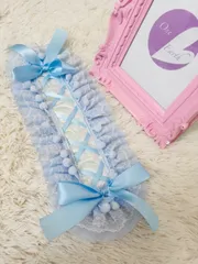 ポップなゆめかわヘッドドレス【水色】