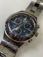 Swatch アイロニークロノグラフ 39.5mm クォーツ ブルー文字盤 - メルカリ
