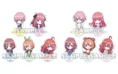 【中古】アクリルスタンド・アクリルパネル 全10種セット(パジャマver.) 「五等分の花嫁 トレーディングつながるぷちアクリルスタンド」