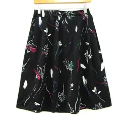 リフレクト フレアスカート ブランド ボトムス 日本製 黒 レディース 11サイズ ブラック Reflect 【中古】