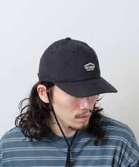 Well-Tailored ウェルテイラード NYLON CAP W/CHINSTRAP 刺繍 キャップ カジュアル ナイロン60コットン40 軽量 アウトドア レディース メンズ ブランド