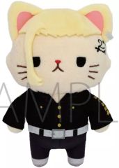 [중고] 봉제인형 마스코트 봉제인형 배지 류구지 켄(드라켄) withCAT 아이 마스크가 있는 봉제인형 키홀더 [도쿄 리벤저스]
