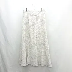 ◇ Θ SEVENDAYS SUNDAY ギンガムチェック柄 ロング マーメイド スカート サイズLL ベージュ系 レディース E  【1501230013666】