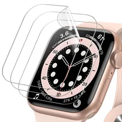 【数量限定】JEDirect Apple Watch SE (2022/2020) /Series 6 5 4（44 mm用） 液晶保護フイルム 高透過率 HD画面 44 mm 3枚入り