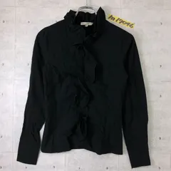 きちんと感！上品！NARACAMICIE ナラカミーチェ フリル ボタン ブラウス ストレッチ 0