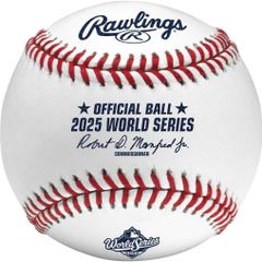 2025年 MLB ワールドシリーズ ロゴ入り 試合球 ローリングス ベース