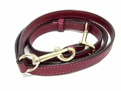 ■美品■ COACH コーチ レザー バッグ用 ショルダーストラップ 肩掛け 斜め掛け レッド系 BG2434